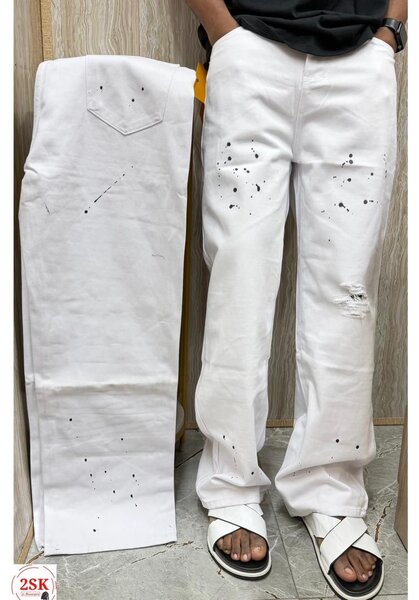 Jeans hommes déchirés et décontractés