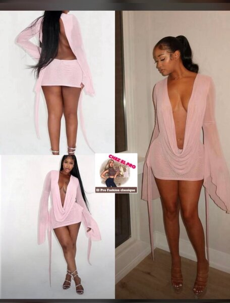 Robe dos nu élégante