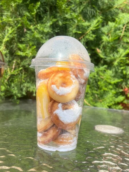 Mini donuts ananas et sucre