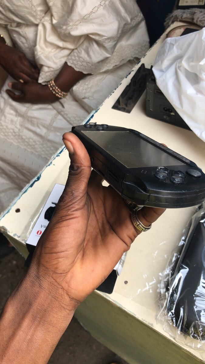 Console de jeu PSP noire