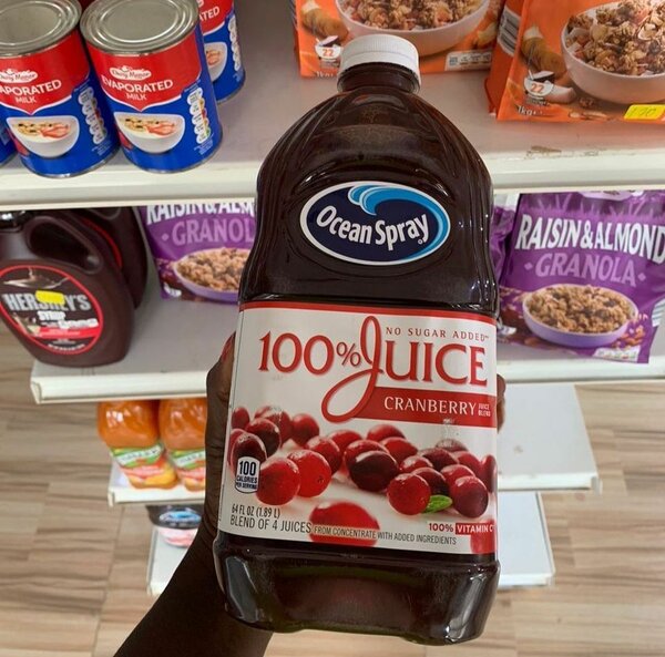 Cranberry juice