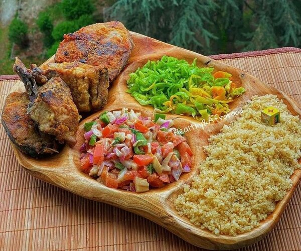 Attiéké poisson Grande portion