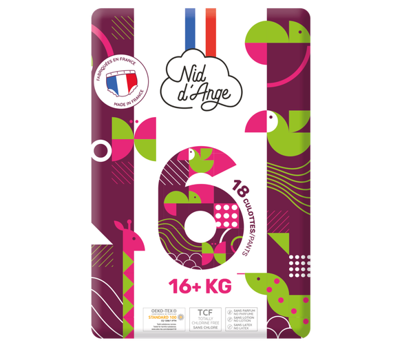 Couches-culottes bébé 16+ kg
