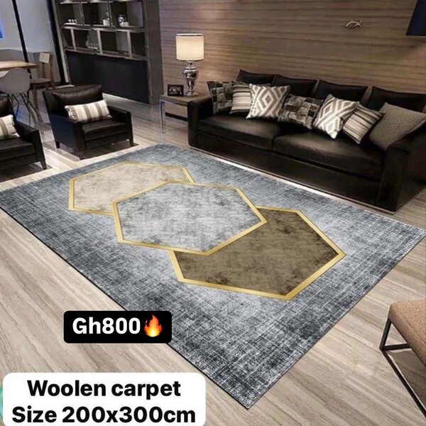 Beautiful and soft woolen carpet for the house