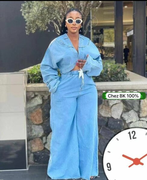 Combinaison en denim élégante