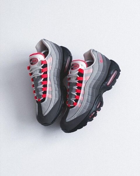 Baskets Air Max Gris Rouges