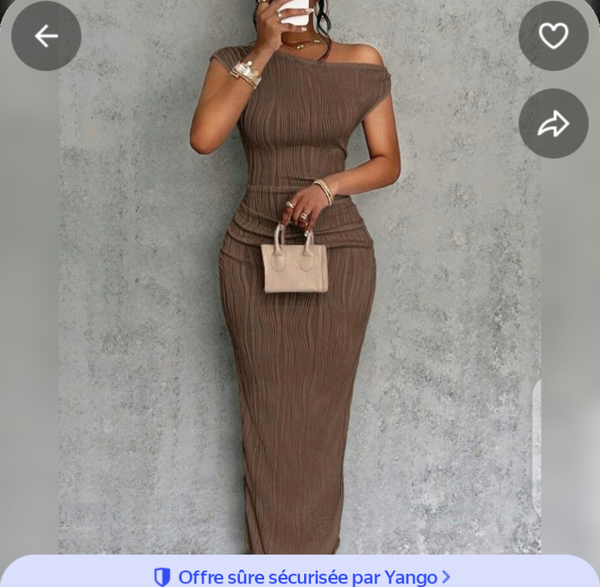 Robe Élégante Épaules Nues