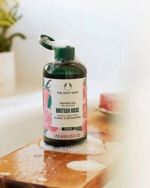 The body shop shower cream