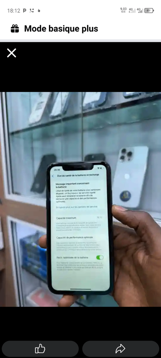 iPhone 11 Blanc 64Go