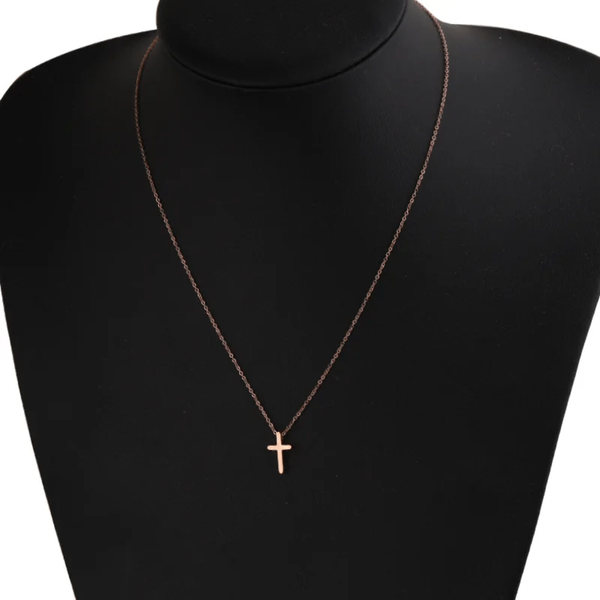 Collier Croix Élégant Minimaliste