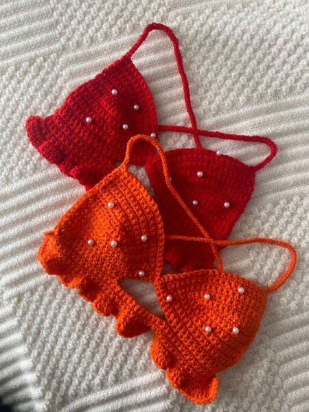 Brassière crochet bohème