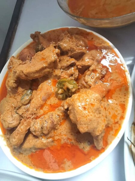 Sauce arachide viande de brous