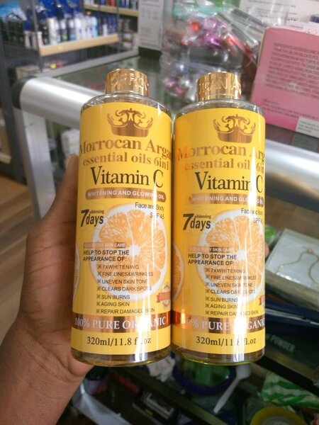 Moroccan Argan Oil Essential Oil 6in1 Vitamin C Glowing Oil