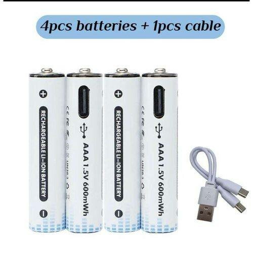 Piles rechargeables AAA 1,5V
