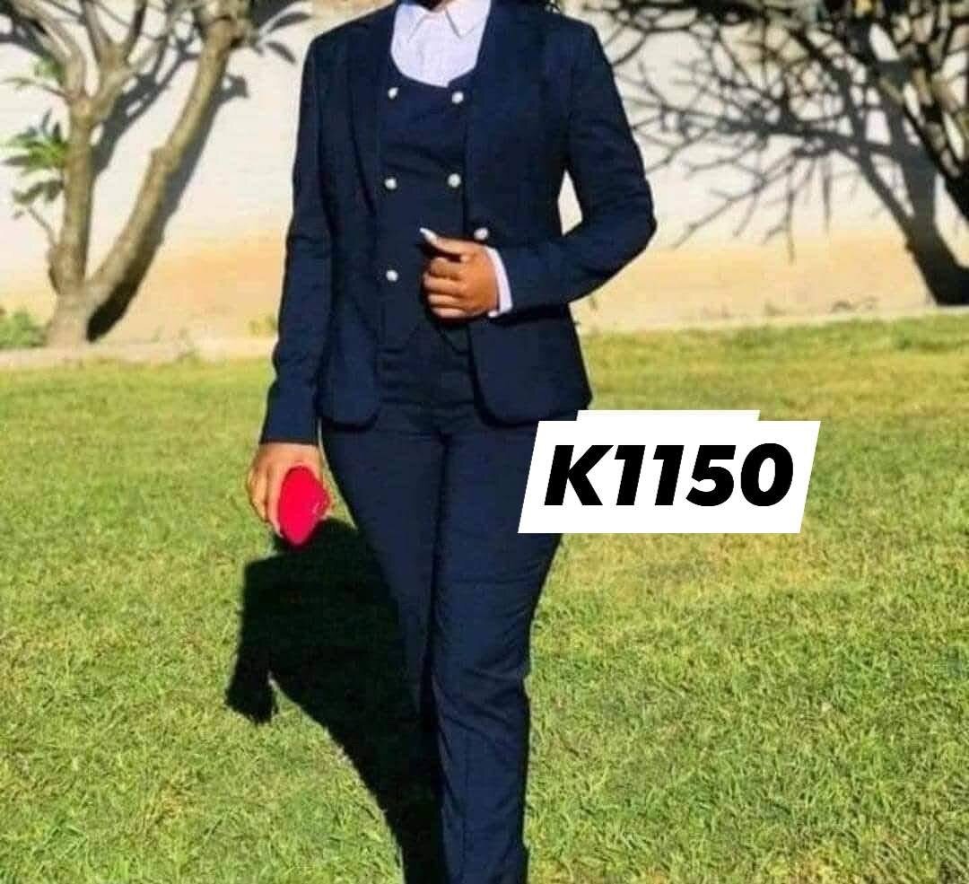 Navy blue 3 piece suit