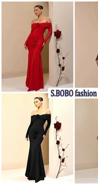 Robe longue élégante S.BOBO