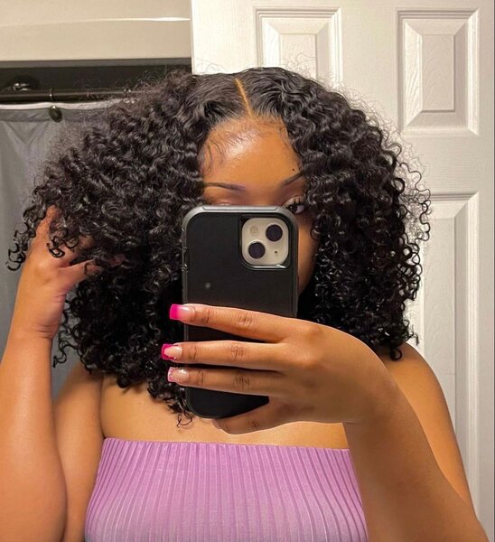 Perruque cheveux bébé taille18