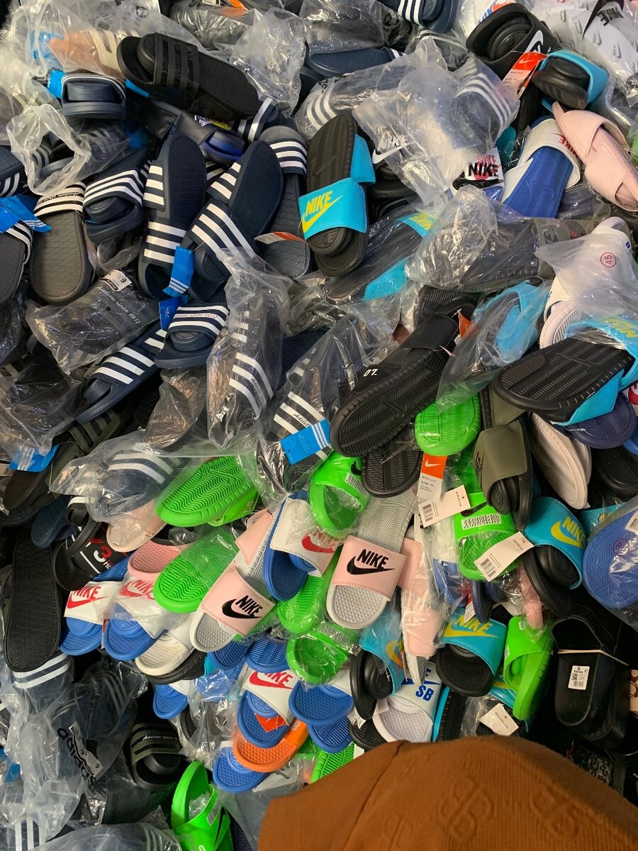 Adidas slippers & ZAZG half shoe