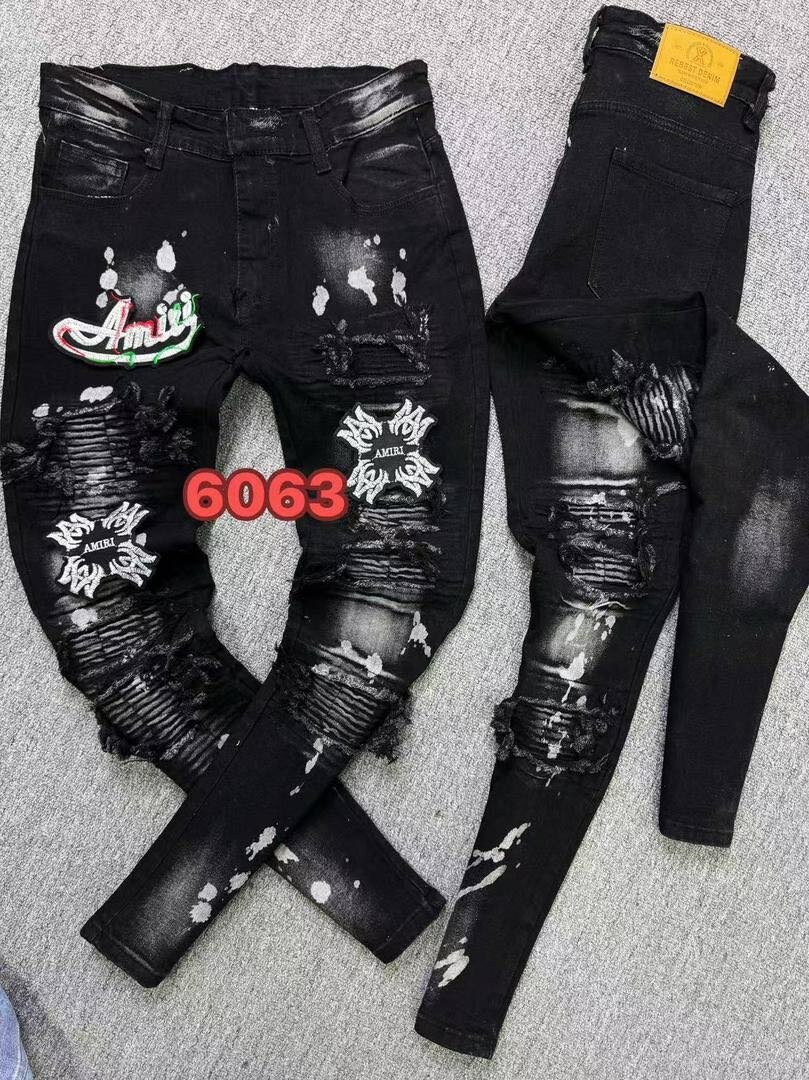 Jeans décontractés déchirés