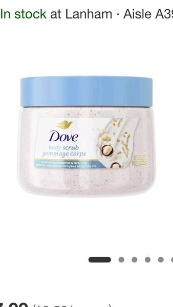 Dove Exfoliant Corps Nourrissant