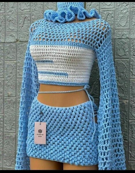 Séduisant Ensemble Crochet