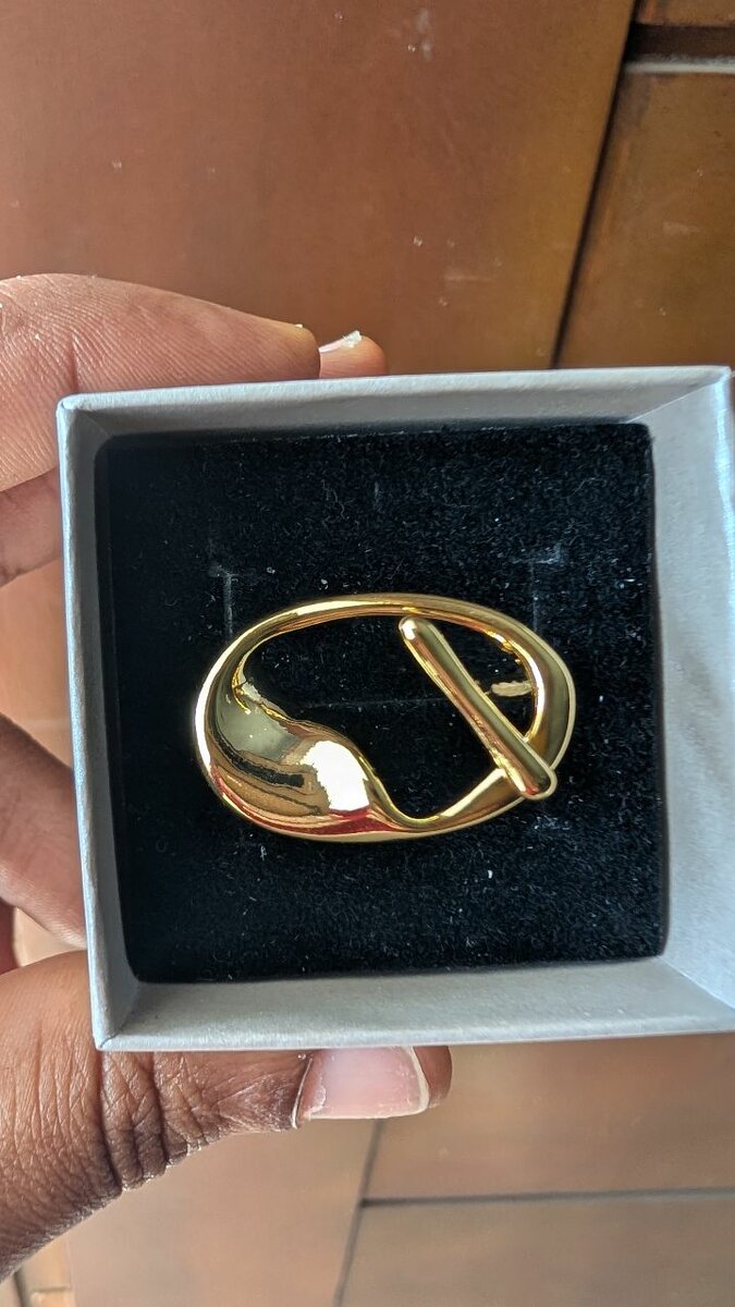 Bague Unique en acier inoxydab