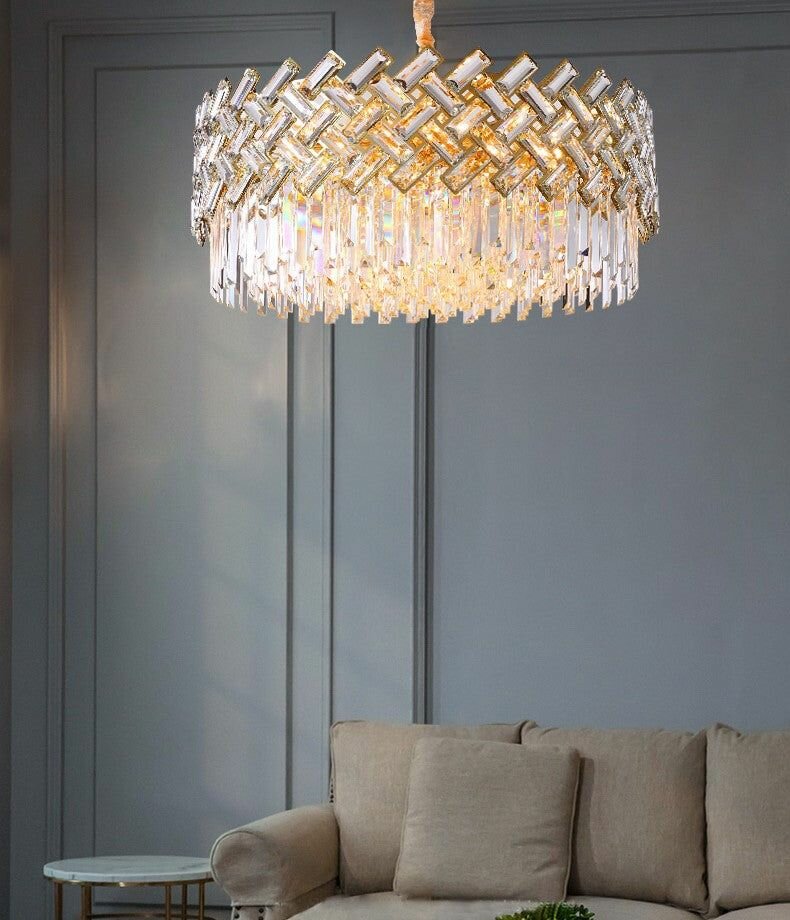 Lustre Cristal Design Luxueux