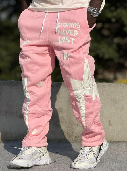 Pantalon streetwear "Storms Never Last"