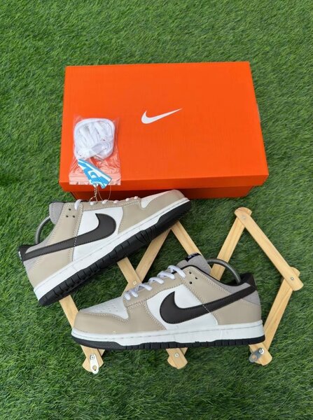 Baskets Nike Dunk Low Beige