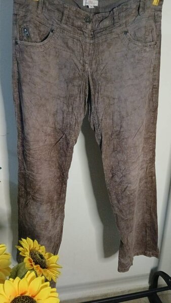 Pantalon en lin marron