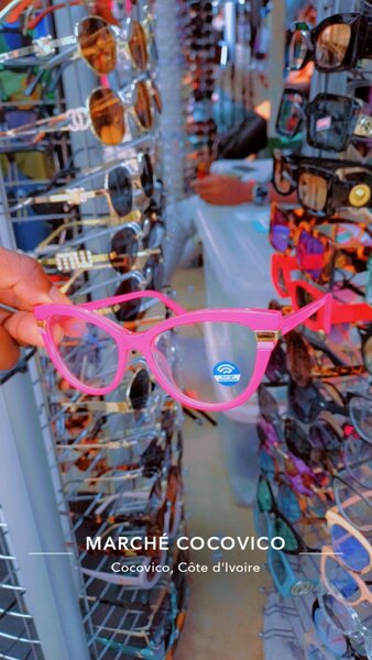 Lunettes de Vue Roses Éclatantes