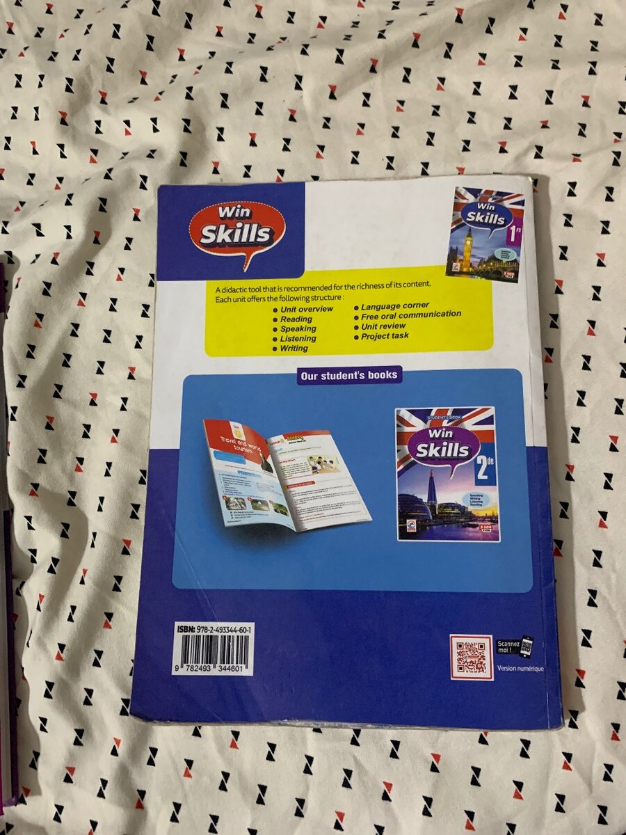 Livre d'anglais Win Skills 1re