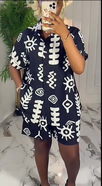 Chemisier ample imprimé