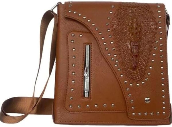 Sac bandoulière en cuir vintage