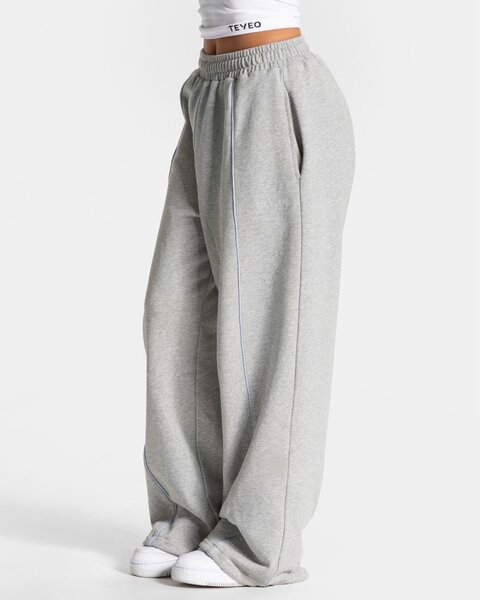 Pantalon de jogging gris femme