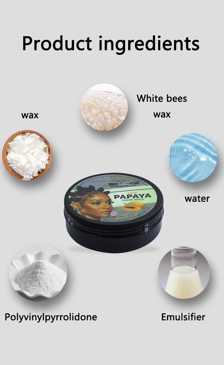 Cire coiffante naturelle papaye