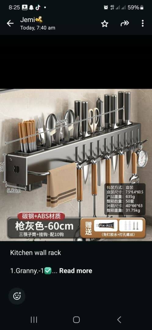 Dehydrators and Wall racks