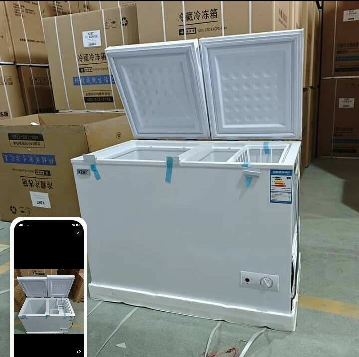 Congélateur coffre double