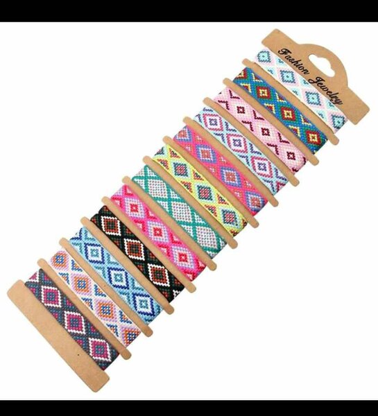 Lot de 10 bracelet brésilien