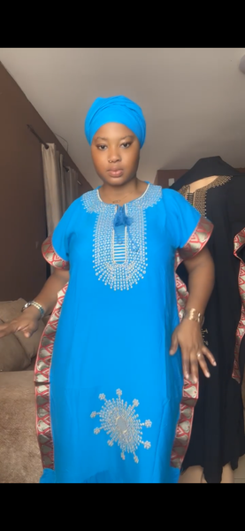 Caftan africain femme chic