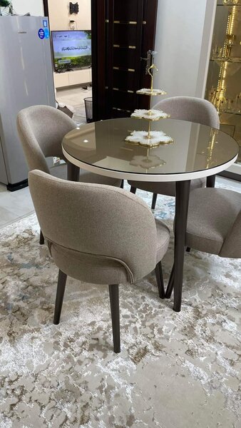 Ensemble Table Ronde Moderne