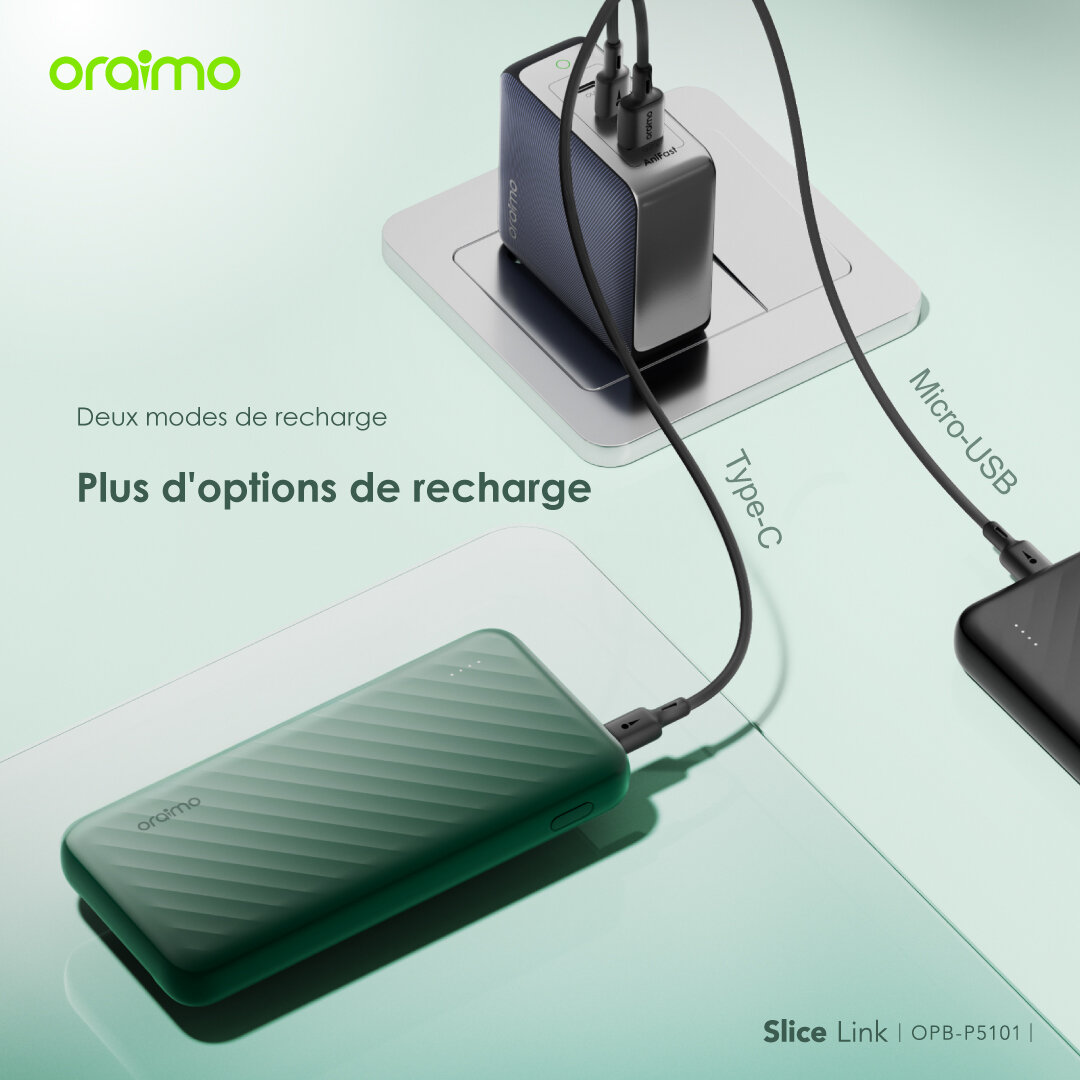 Batterie Externe Oraimo 10000mAh