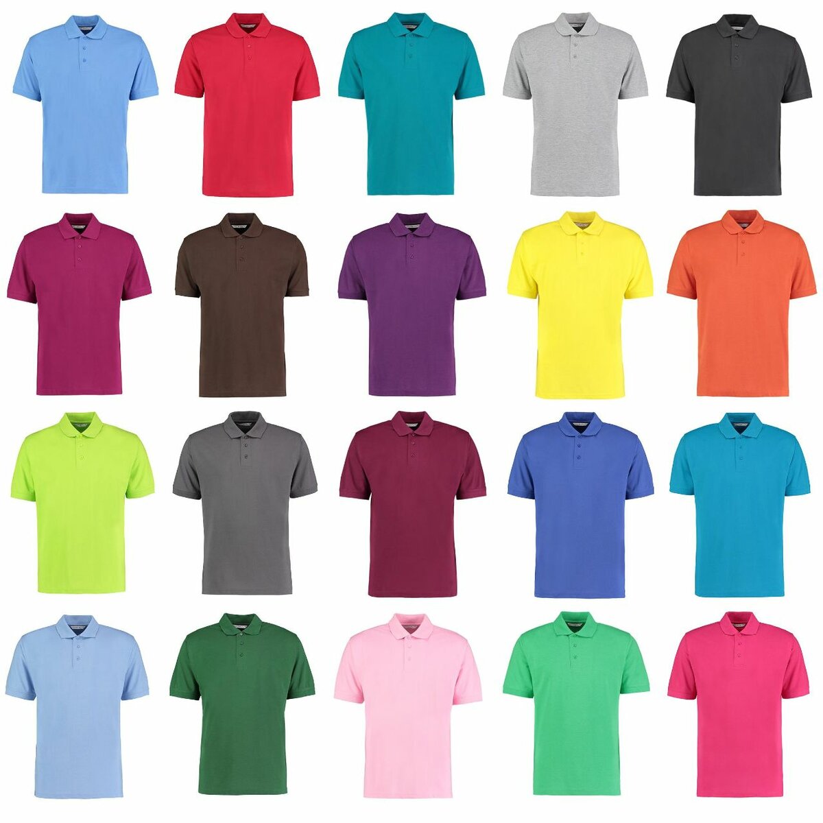 Polos en Coton Colorés