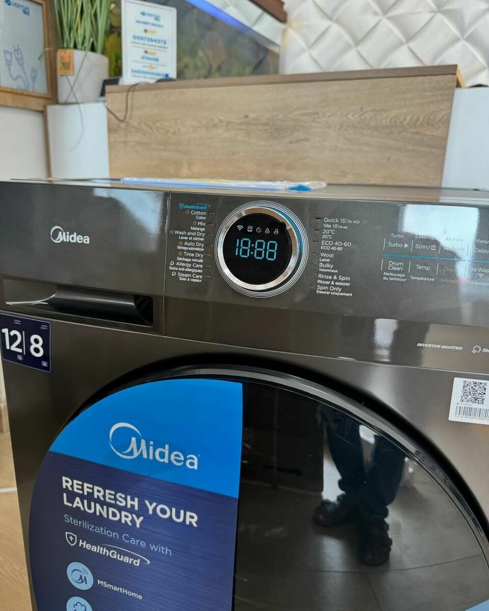 MIDEA 12KG WASHER DRYER MACHINE