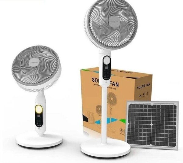 Ventilateur solaire rechargeable