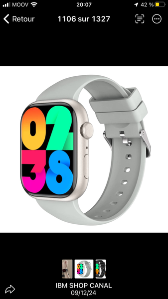 Montre connectée HU88