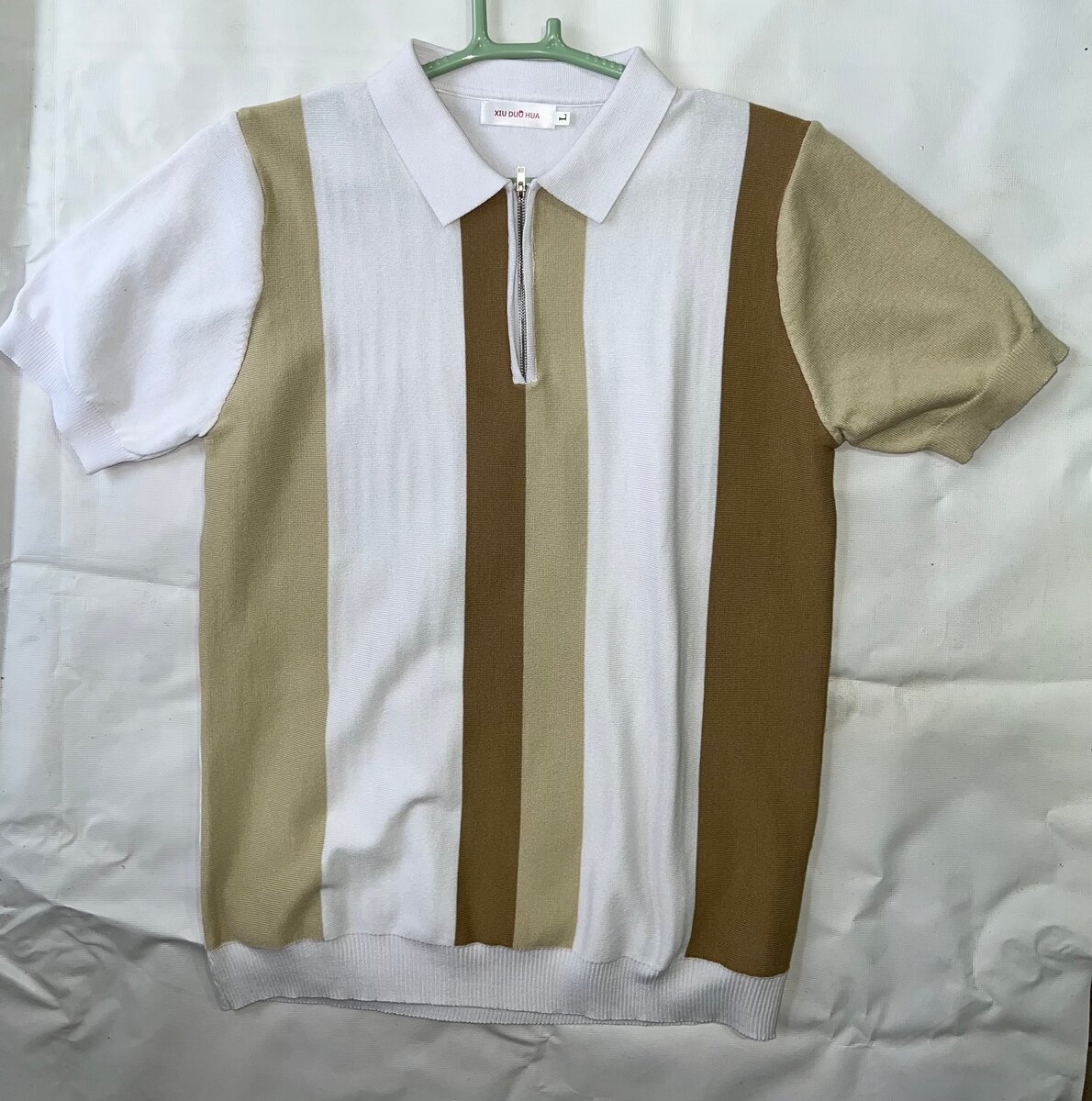 Polo en maille élégante homme