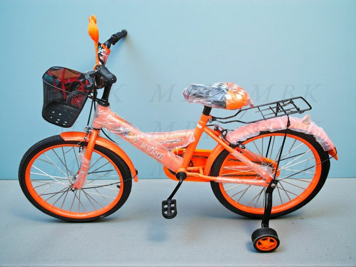 Vélo enfant orange 16 pouces