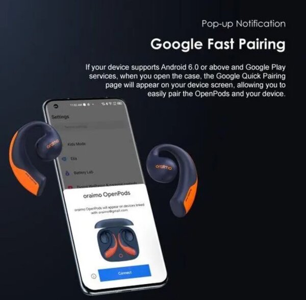 oraimo OpenPods Open-ear Wireless Earphones