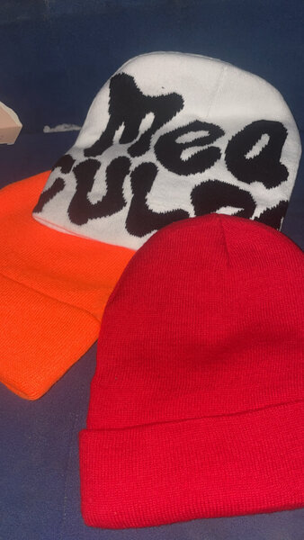 Bonnet tricot imprimé